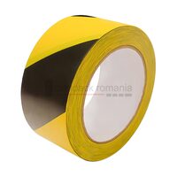 Banda marcare 50 mm*33 m galben/negru