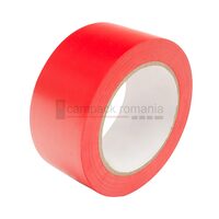 Banda marcare 50 mm*33 m rosu