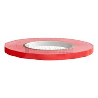 Banda adeziva rosie pentru inchis pungi, 9 mm, set 16 bucati