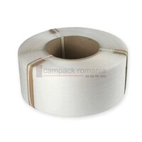 Banda PP uz automat 12x0.55 mm, alba, 3000m/ rola
