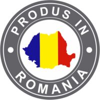 Etichete autoadezive Produs in Romania, 30mm (500buc/rola)