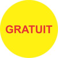 Etichete autoadezive GRATUIT, 40mm (1000buc/rola)