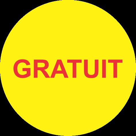 Etichete autoadezive GRATUIT, 40mm (1000buc/rola)