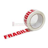 Banda adeziva imprimata 50*60 m FRAGILE RED/WHITE premium (cut 36 buc)