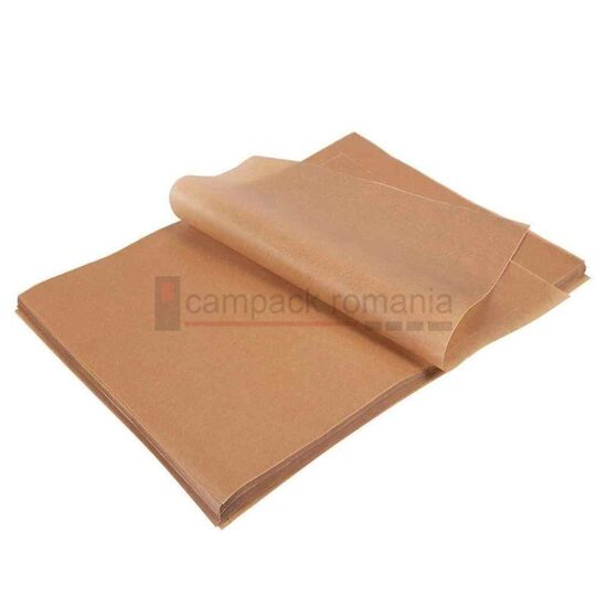 Hartie de Copt Siliconata Portionata Maro 40×60 cm 500 coli